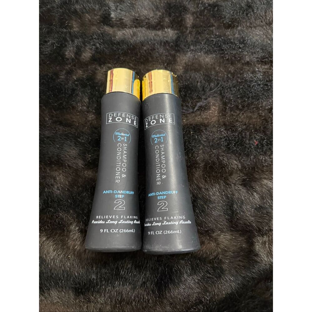 Defense Zone medicated 2-in-1 anti-dandruff shampoo and conditioner X 2